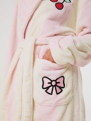 Skinnydip Pink x Hello Kitty Stripe  Robe - Image 6 of 9