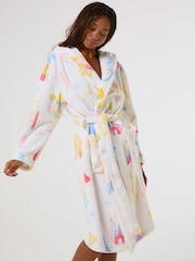 Skinnydip White Disney Princess Glitter Dressing Gown - Image 1 of 6