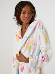 Skinnydip White Disney Princess Glitter Dressing Gown - Image 2 of 6