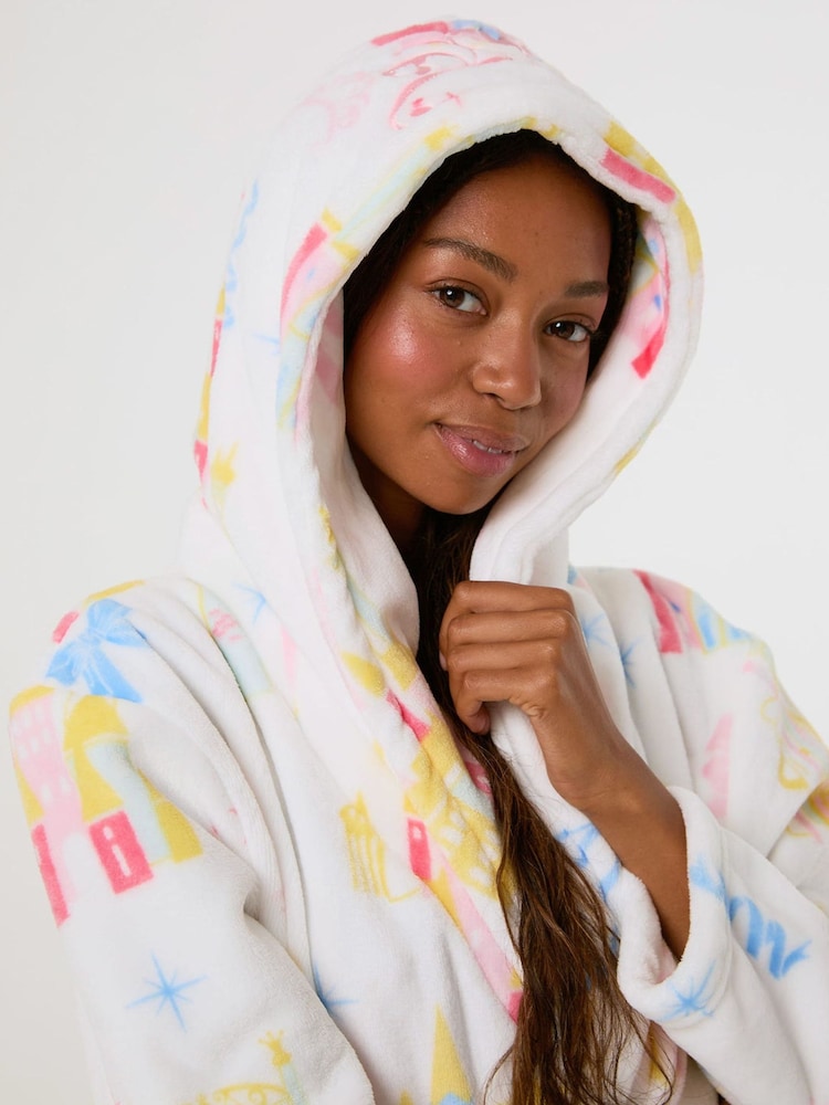 Skinnydip White Disney Princess Glitter Dressing Gown - Image 6 of 6 Skinnydip White Disney Princess Glitter Dressing Gown - Image 6 of 6