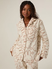 Skinnydip White x Miffy Flower Fleece Pyjamas Set - Image 1 of 5
