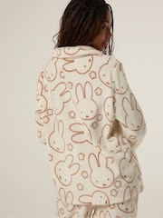 Skinnydip White x Miffy Flower Fleece Pyjamas Set - Image 2 of 5