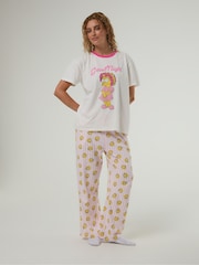 Skinnydip White x The Simpsons Lisa Pyjamas With Eye Mask - Image 1 of 4
