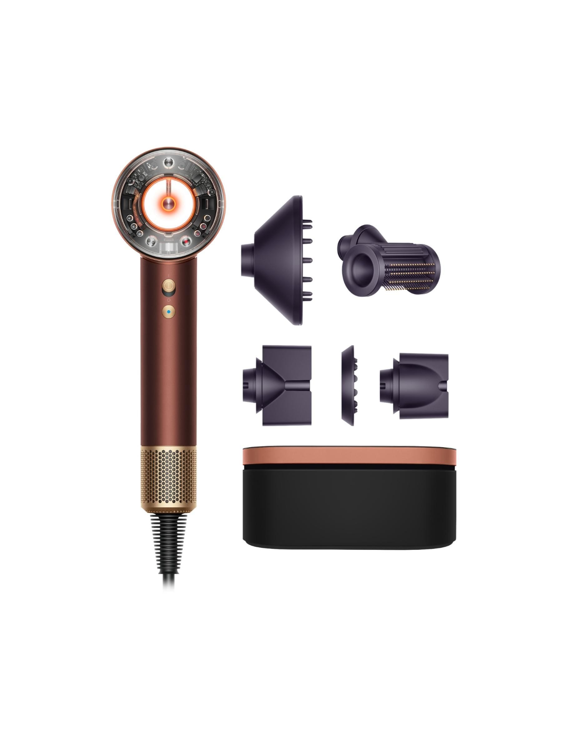 Dyson Plum Copper Supersonic Nural Special Edition Straight+Wavy - Image 6