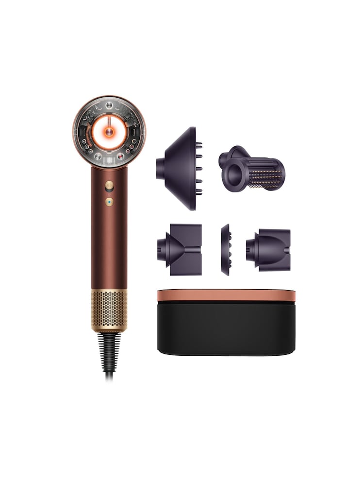 Dyson Purple Supersonic Straight to Wavy Hair Dryer - Image 1 of 9 Dyson Purple Supersonic Straight to Wavy Hair Dryer - Image 1 of 9