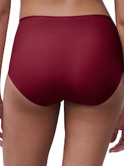 Cherry Rød - Chantelle Myk Stretch Høy midje Sømløse Truser En Størrelse - Bilde 2 av 2
