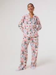 Skinnydip Red x Paddington Patchwork Pyjamas Set with Scrunchie - Image 1 of 7
