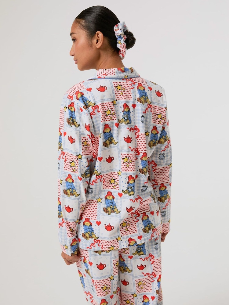 Skinnydip Red x Paddington Patchwork Pyjamas Set with Scrunchie - Image 2 of 7 Skinnydip Red x Paddington Patchwork Pyjamas Set with Scrunchie - Image 2 of 7