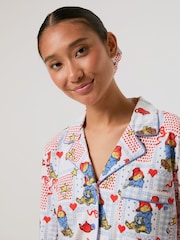 Skinnydip Red x Paddington Patchwork Pyjamas Set with Scrunchie - Image 4 of 7