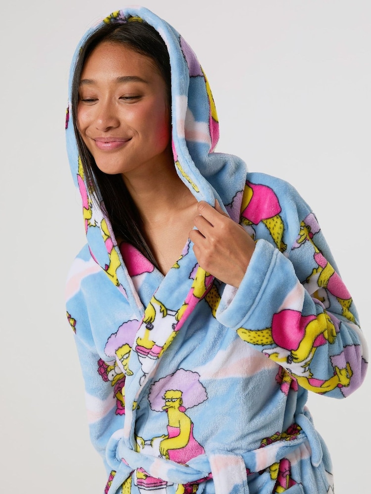 Skinnydip Blue x The Simpsons Cloud Robe - Image 7 of 7 Skinnydip Blue x The Simpsons Cloud Robe - Image 7 of 7