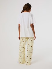 Skinnydip Yellow x Miffy Night T-Shirt and Trouser Pyjamas Set with Eye Mask - Image 2 of 8