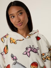 Skinnydip White Disney Winnie the Pooh Strawberry Blanket Hoodie - Image 4 of 5