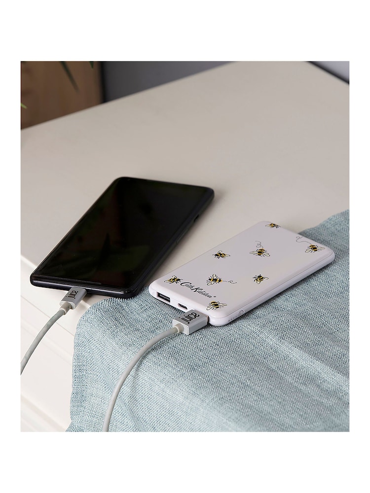 View Quest Cream Cath Kidston Bee 5000mAh Powerbank - Image 8 of 8