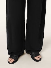 AllSaints Black Hoxton Sliders - Image 1 of 6
