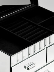 Silver Mirror Glass Large Jewellery Box - Image 6 of 6