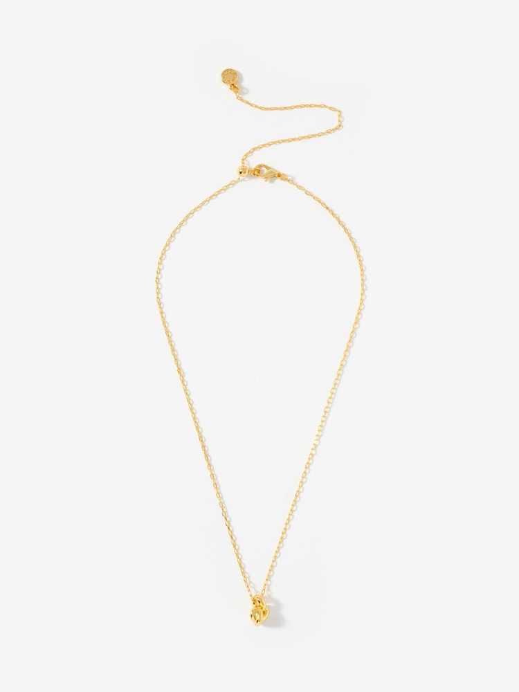 Mint Velvet Belagt Knot halskæde - Billede 1 af 3