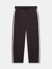 Ruskea - Mint Velvet Side Stripe Barrel Trousers - Kuva 6 / 7