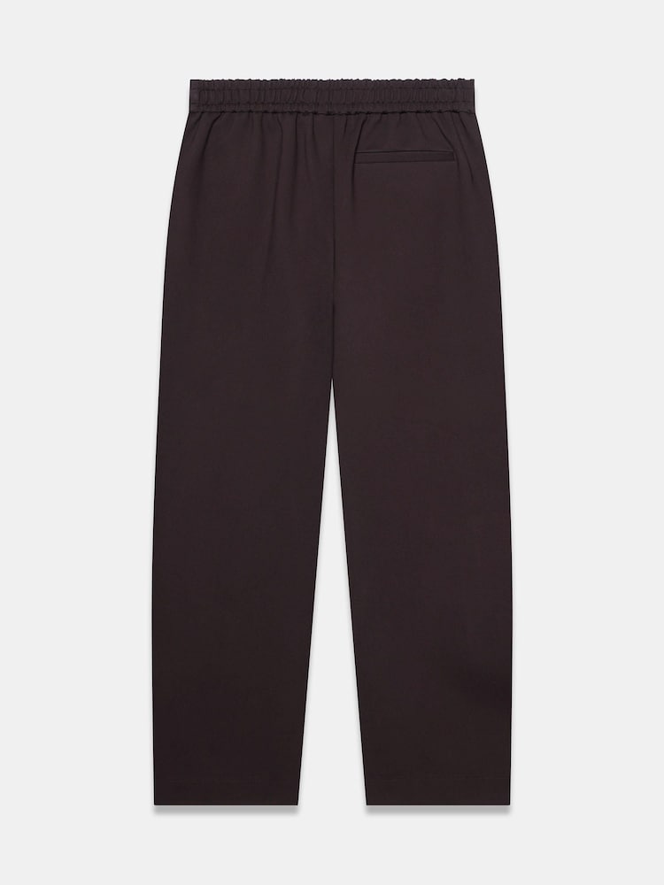 Ruskea - Mint Velvet Side Stripe Barrel Trousers - Kuva 7 / 7