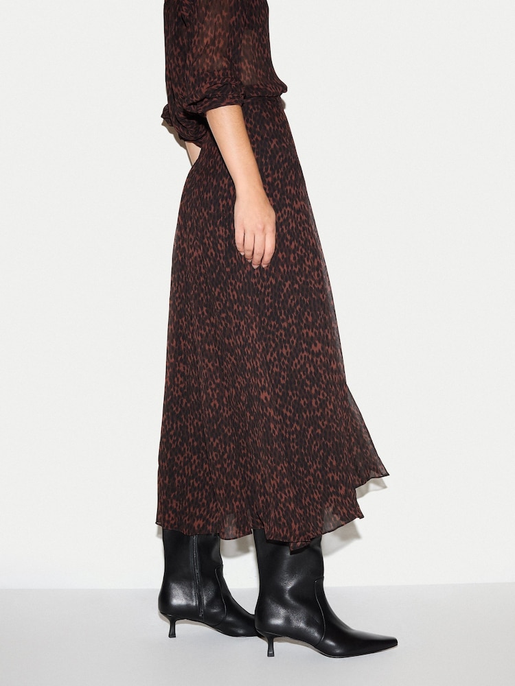 Jigsaw Mini Leopard Skirt - Obrázek 2 z 4