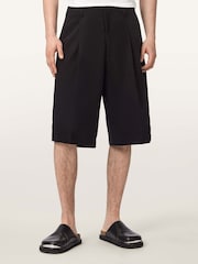 AllSaints Black Castro Shorts - Image 1 of 7