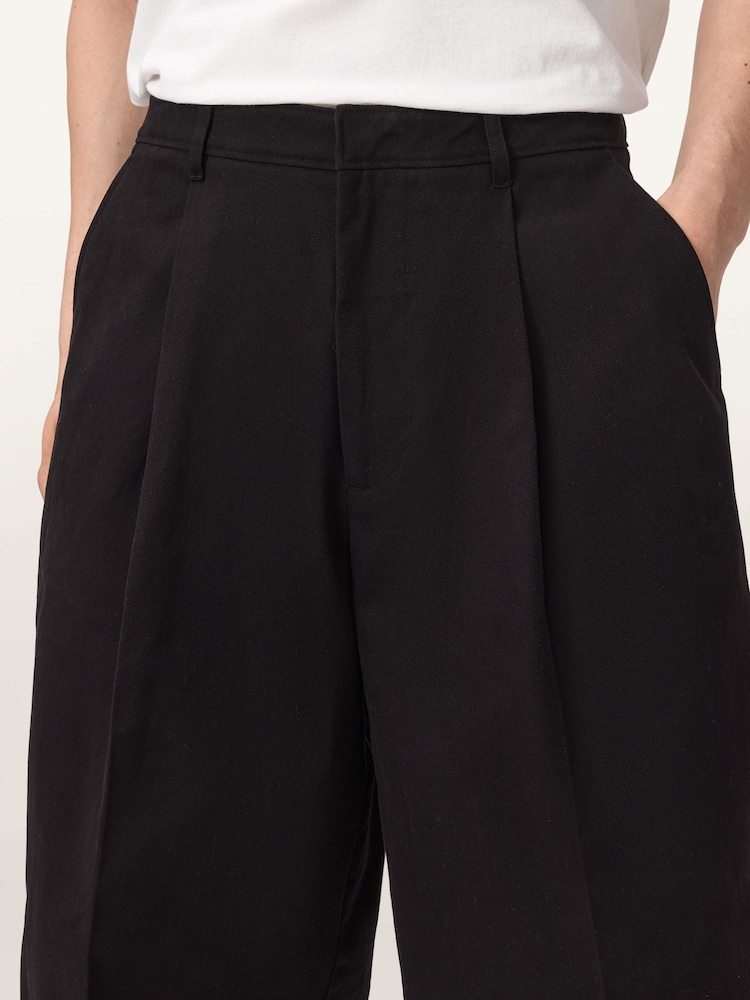 AllSaints Black Castro Shorts - Image 2 of 7 AllSaints Black Castro Shorts - Image 2 of 7