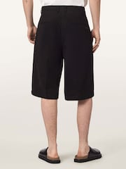 AllSaints Black Castro Shorts - Image 3 of 7