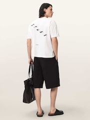 AllSaints Black Castro Shorts - Image 5 of 7