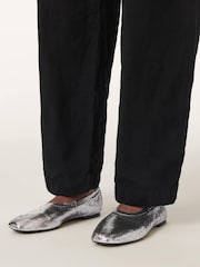 AllSaints Grey Hailee Flats - Image 1 of 6