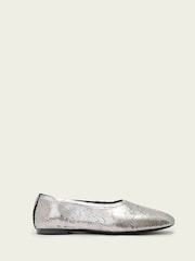 AllSaints Grey Hailee Flats - Image 2 of 6