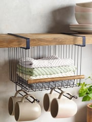 Black Bronx Undershelf Basket Storage Basket - Image 1 of 4