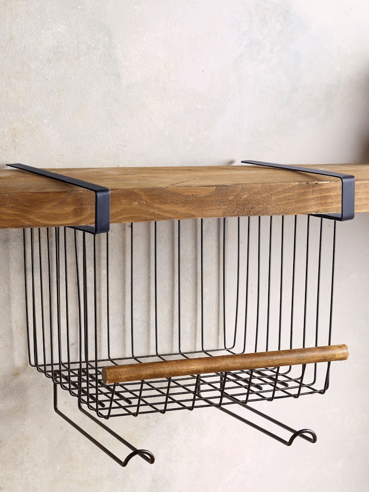Black Bronx Undershelf Basket Storage Basket - Image 2 of 4