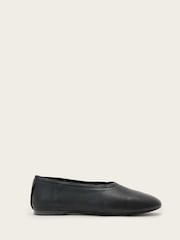 AllSaints Black Hailee Flats - Image 2 of 6