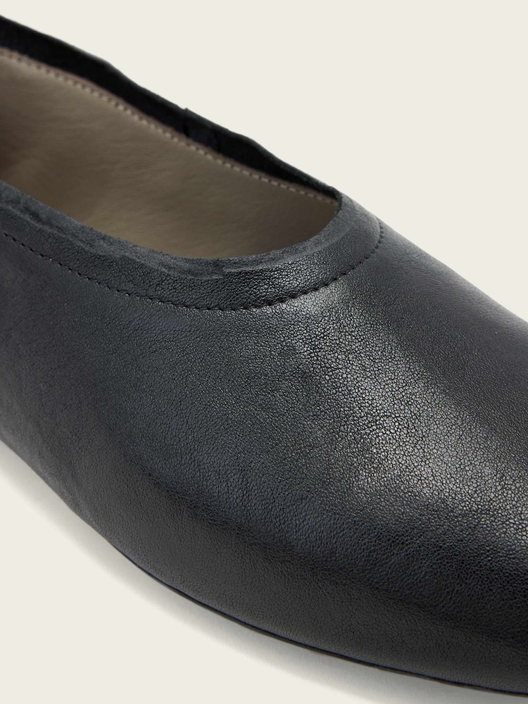 AllSaints Black Hailee Flats - Image 6 of 6