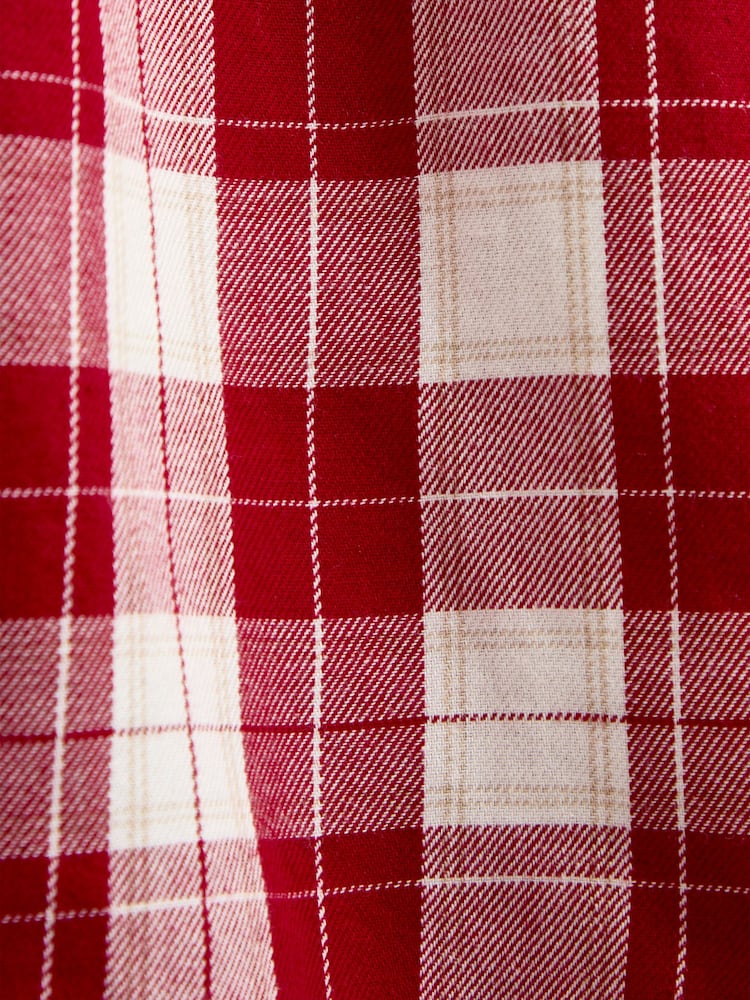 JoJo Maman Bébé Burgundy Red Tartan Baby Dress & Knickers Set - Image 7 of 7 JoJo Maman Bébé Burgundy Red Tartan Baby Dress & Knickers Set - Image 7 of 7