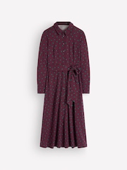 Boden Purple Marcia Jersey Shirt Dress - Image 5 of 5