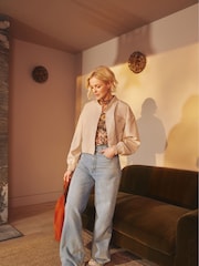 Levi's® Far and Wide Ribcage Wide Leg 100% Cotton Jeans - Image 1 of 14