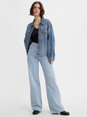 Levi's® Far and Wide Ribcage Wide Leg 100% Cotton Jeans - Image 11 of 14