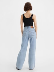 Levi's® Far and Wide Ribcage Wide Leg 100% Cotton Jeans - Image 8 of 14