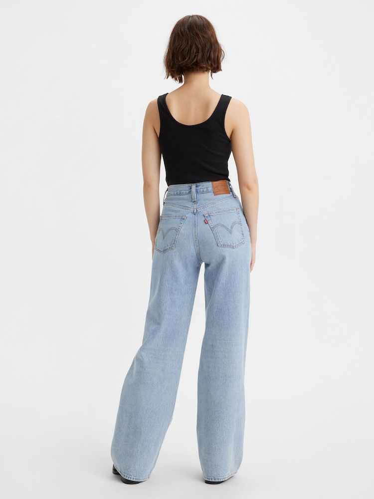 Far and Wide - Levi's® Ribcage Jeans met uitlopende pijpen van 100% katoen - Image 8 of 14