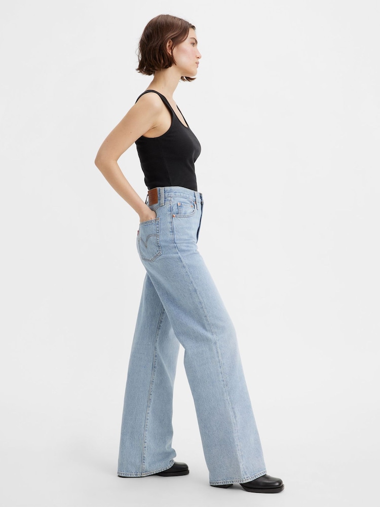 Far and Wide - Levi's® Ribcage Jeans met uitlopende pijpen van 100% katoen - Image 9 of 14
