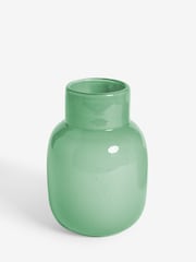 Green Glass Vase - Image 2 of 3