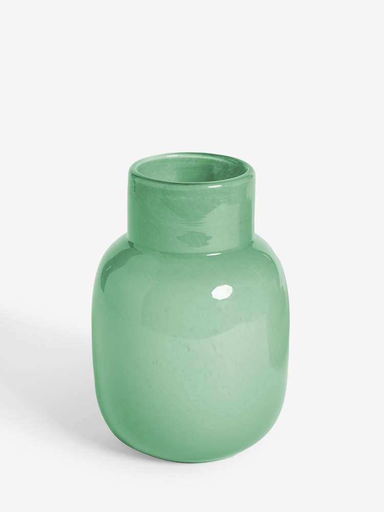 Green Glass Vase - Image 2 of 3