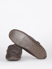 Barbour® Brown Porterfield Suede Slippers - Image 6 of 14