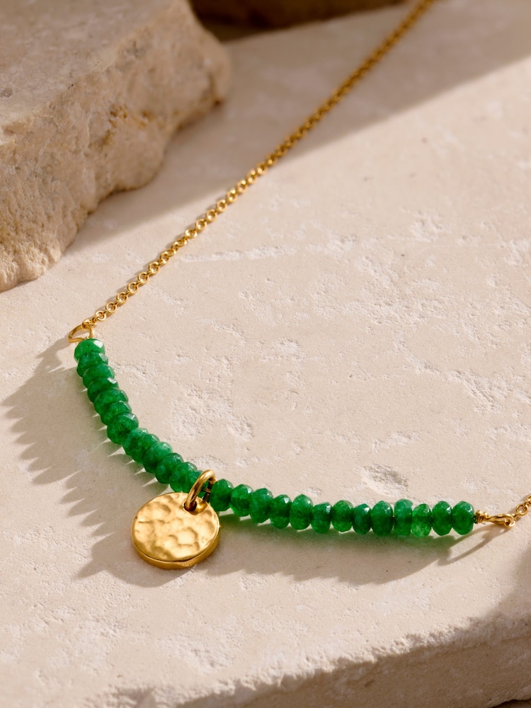Buy Posh Totty Designs Personalised Semi Precious Beaded Necklace from ...