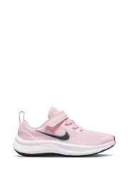 Nike Pink Star Runner 3 Junior Trainers - Image 1 of 9