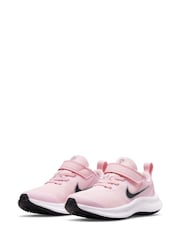 Nike Pink Star Runner 3 Junior Trainers - Image 5 of 9