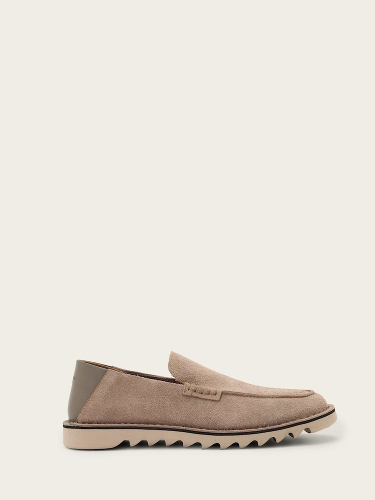AllSaints Brown Slix Loafers - Image 2 of 6 AllSaints Brown Slix Loafers - Image 2 of 6