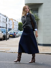 Baukjen Viola Fit & Flare Denim Skirt - Obrázek 2 z 3