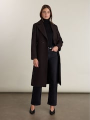 Baukjen Brown Chelsea Wrap Coat - Image 1 of 5
