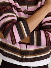 Baukjen Pink Nancy Striped Cardigan - Image 2 of 3